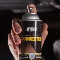 Seymour Rust Converter, Automotive Rust Converting Primer Spray Paint (12 oz)
