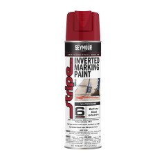 Seymour Stripe 6-Series Inverted Ground Marking Paint, Safety Red (17oz) Seymour Stripe 6-Series Inverted Ground Marking Paint, Safety Red (17oz)