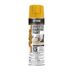 Seymour Stripe 6-Series Inverted Ground Marking Paint, Utility Yellow (17oz)