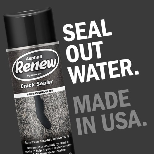 Seymour Asphalt Renew Crack Sealer Spray—Jet Black (17 oz) Seymour Asphalt Renew Crack Sealer Spray—Jet Black (17 oz)