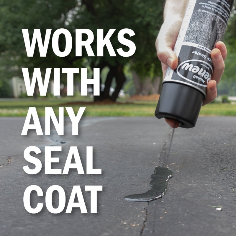 Seymour Asphalt Renew Crack Sealer Spray—Jet Black (17 oz)