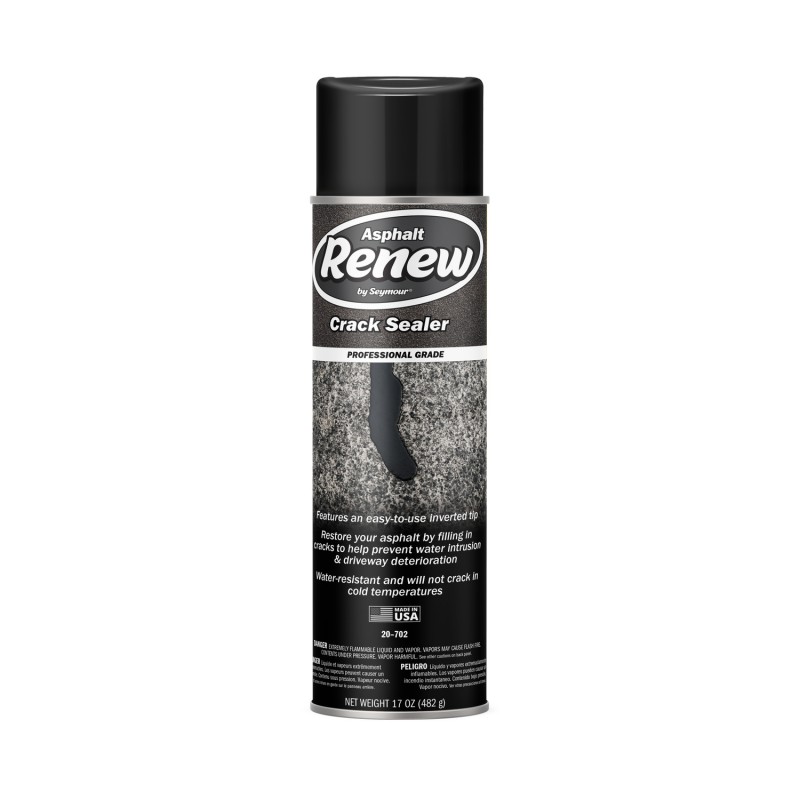 Seymour Asphalt Renew Crack Sealer Spray—Jet Black (17 oz)