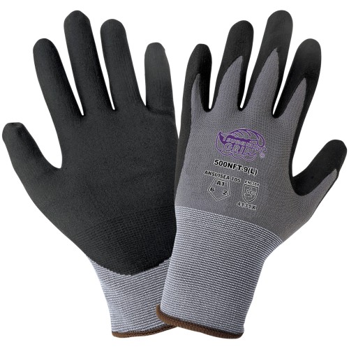 Tsunami Grip® FDA Compliant New Foam Technology Nitrile Coated Gloves with Cut, Abrasion, and Puncture Resistance - Size Large Tsunami Grip® FDA Compliant New Foam Technology Nitrile Coated Gloves with Cut, Abrasion, and Puncture Resistance - Size Large