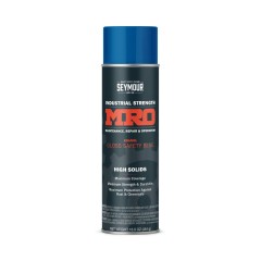 Seymour MRO Industrial-Grade High Solids Spray Paint—Gloss Safety Blue (16 oz)