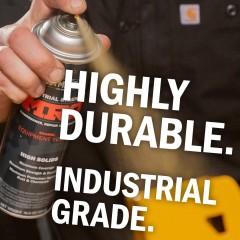 Seymour MRO Industrial-Grade High Solids Spray Paint—Omaha Orange (16 oz)