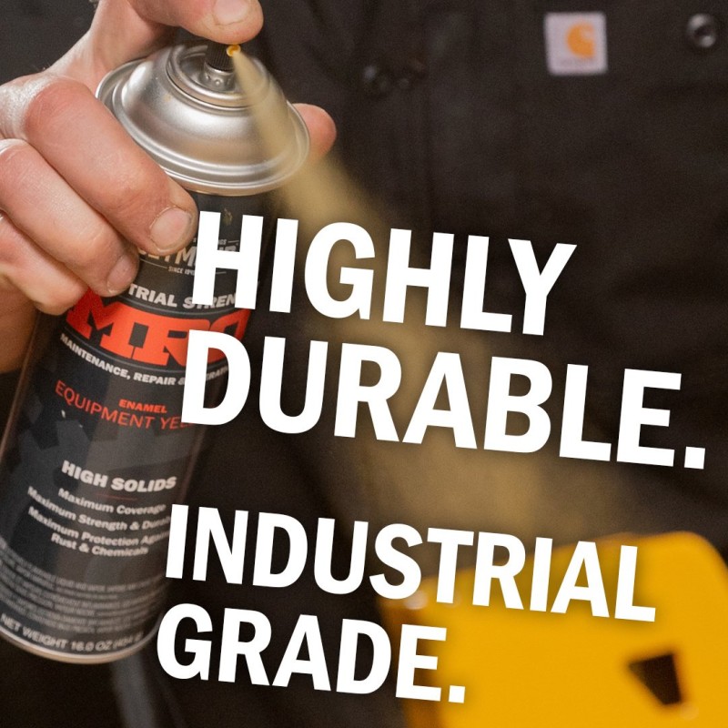 Seymour MRO Industrial-Grade High Solids Spray Paint—Omaha Orange (16 oz)