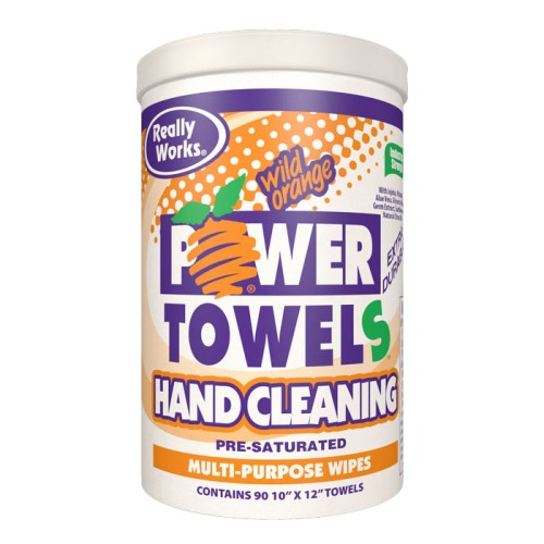 Power Towels Multi-Purpose Wipes, Single Textured Industrial Strength 10″ x 12″ Towels Power Towels Multi-Purpose Wipes, Single Textured Industrial Strength 10″ x 12″ Towels