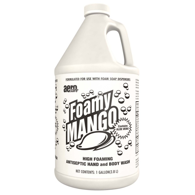 Foamy Mango Antiseptic Hand & Body Wash Gallon - 4 x 1 gallon containers