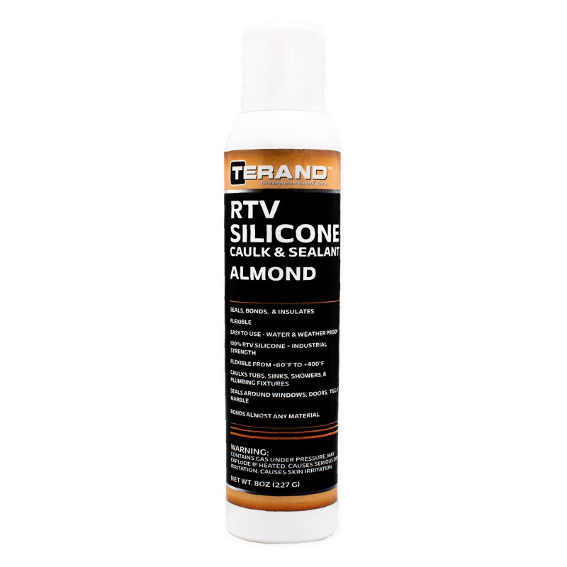 Terand 100% RTV Silicone - Almond- 6 Pack