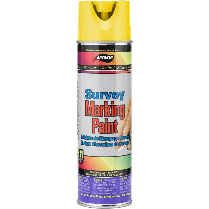 Aervoe 202 - Survey Marking Paint (Yellow) Aervoe 202 - Survey Marking Paint (Yellow)