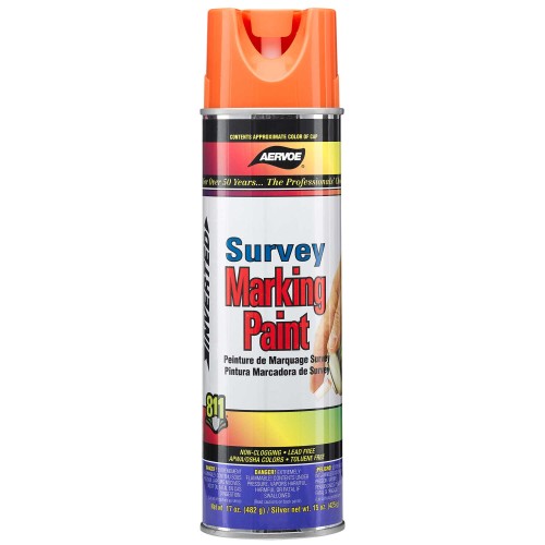 Aervoe 205 - Survey Marking Paint (Orange) Aervoe 205 - Survey Marking Paint (Orange)