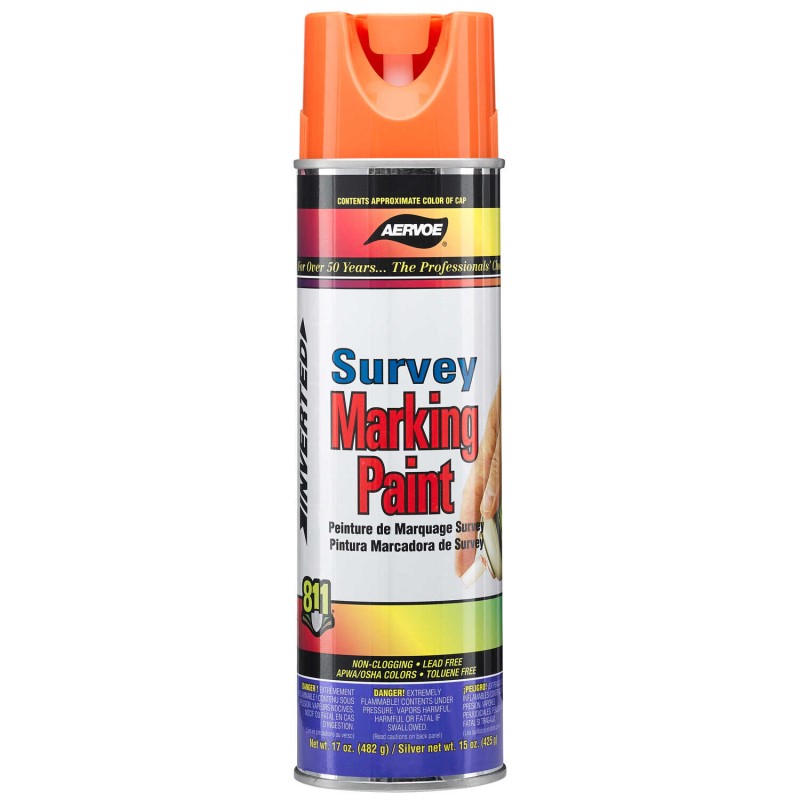 Aervoe 205 - Survey Marking Paint (Orange) Aervoe 205 - Survey Marking Paint (Orange)