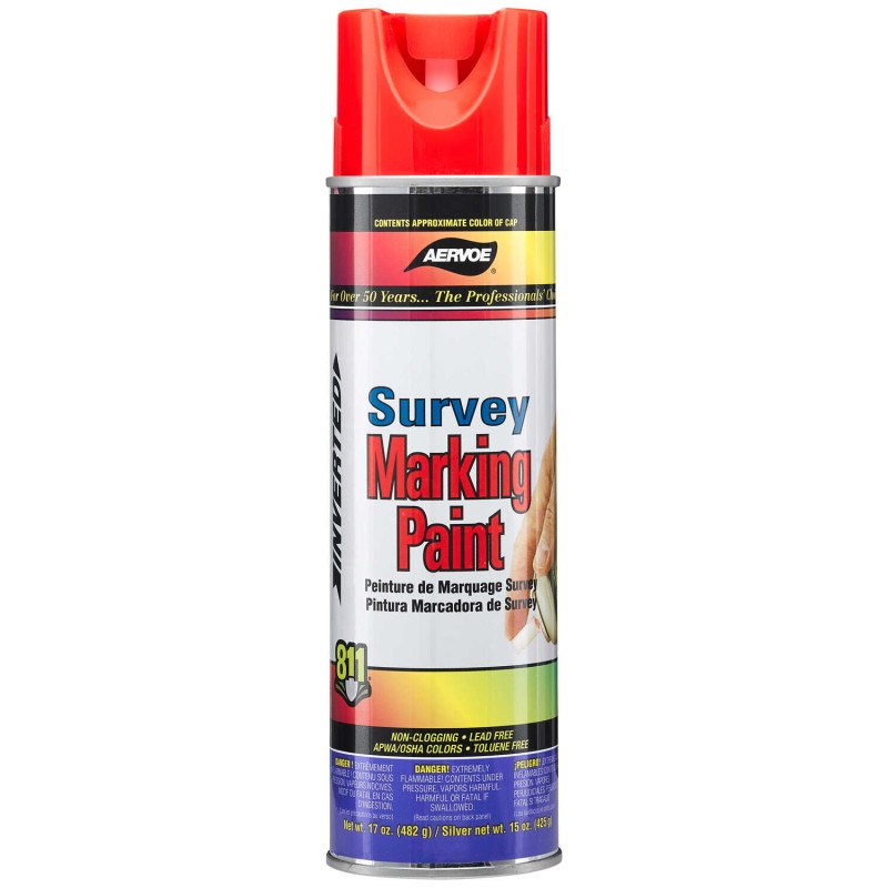 Aervoe 220 - Survey Marking Paint (Florescent Red) Aervoe 220 - Survey Marking Paint (Florescent Red)