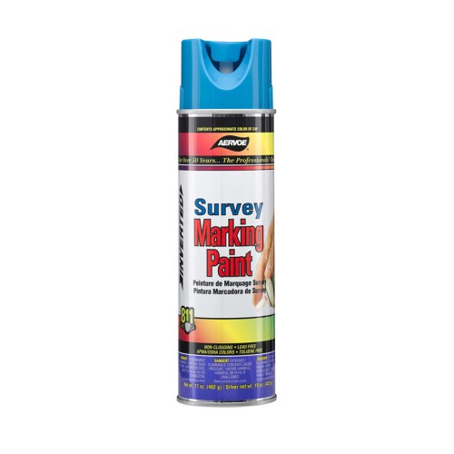 Aervoe 227 - Survey Marking Paint (Florescent Blue) Aervoe 227 - Survey Marking Paint (Florescent Blue)