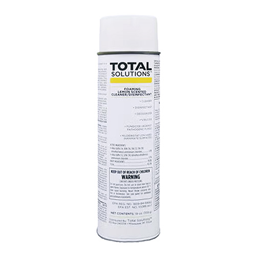 Foaming Lemon Scented Cleaner and Disinfectant - 12 x 1 Case