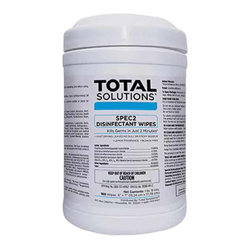 SPEC2 Disinfectant Wipes - 6 x 1 Case