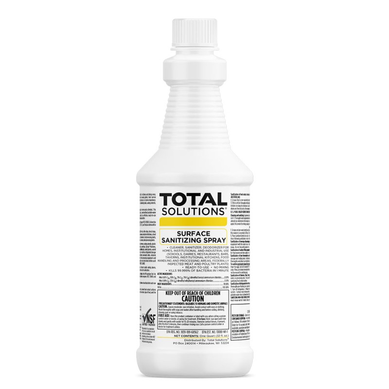 Surface Sanitizing Spray - 12 x 1 Quarts Surface Sanitizing Spray - 12 x 1 Quarts