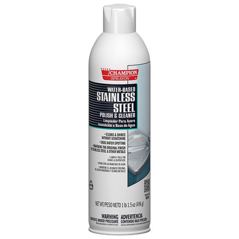 Water Based Stainless Steel Polish & Cleaner - 12 Pack