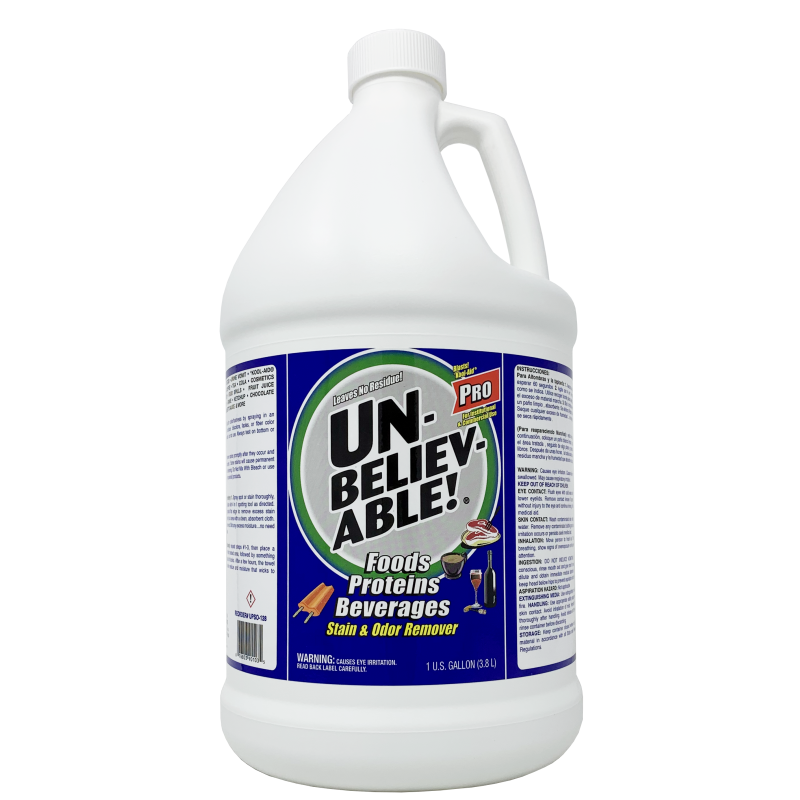 UNBELIEVABLE!® STAIN REMOVER - 4 x 1 gallon containers