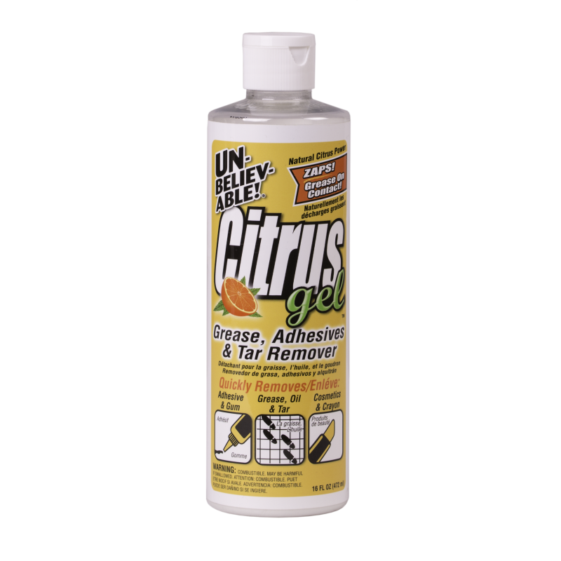 Unbelievable!  Citrus Gel Grease Adhesive Tar Remover