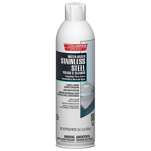 Champion Sprayon® Stainless Steel Polish & Cleaner - Water Based Champion Sprayon® Stainless Steel Polish & Cleaner - Water Based