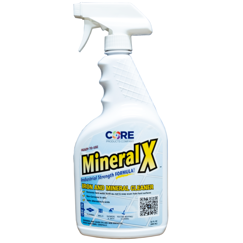 Core Products CMX32 - MINERAL X® REDUCED TOXICITY IRON & MINERAL CLEANER - 12 pack