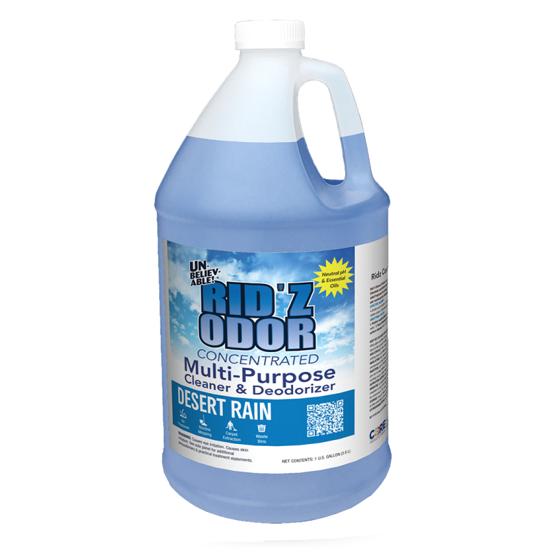 Core Products RIDZ128UKO644 - UNBELIEVABLE!® Rid'Z Odor Super - Desert Rain - 4 x 1 gallon containers