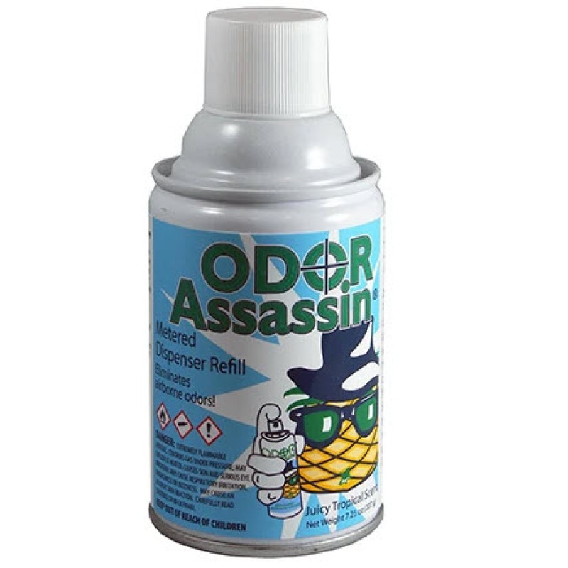 Odor Assassin Metered Aerosol - Juicy Tropical - 12 pack