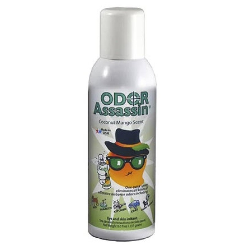 Odor Assassin Non-Aerosol Pump Spray - Coconut Mango - 12 pack