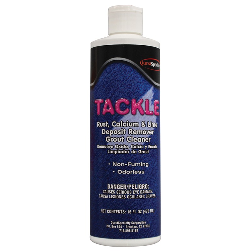 TACKLE Rust, Calcium and Lime Deposit Remover; Grout Cleaner - 12 pack