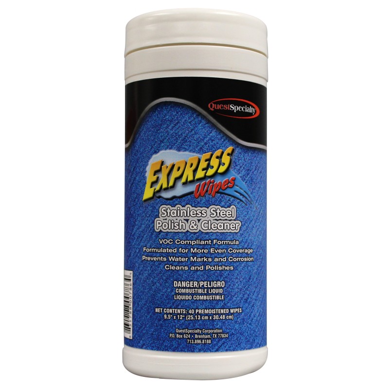 Express Wipes Stainless Steel Polish Cleaner