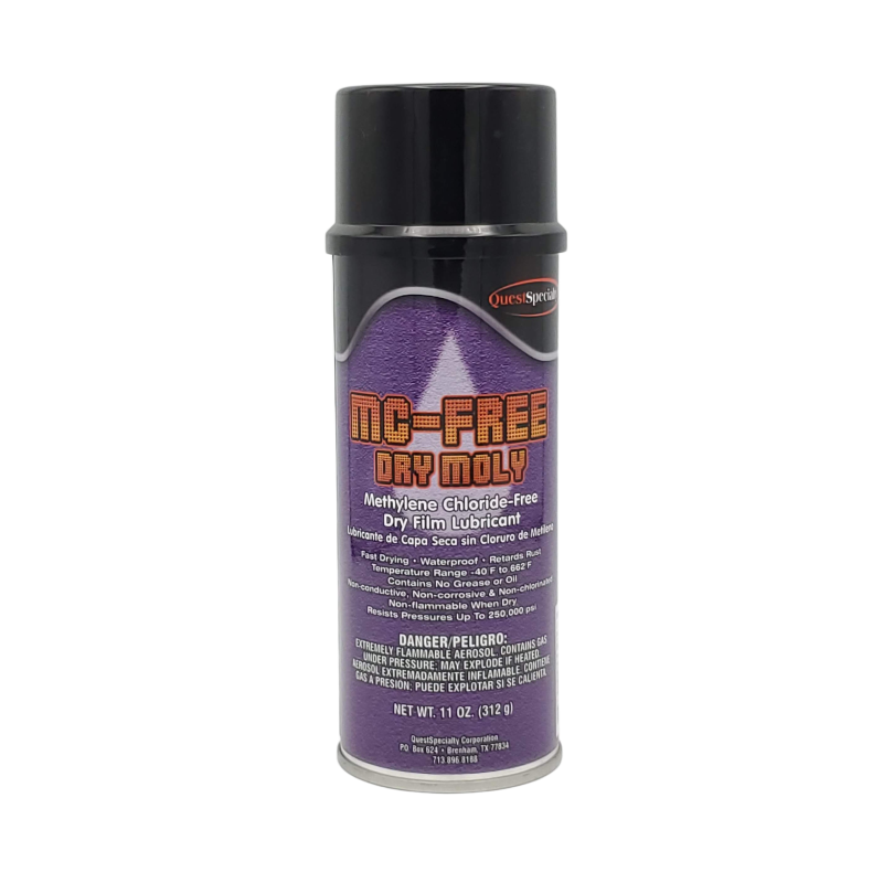 MC-FREE DRY MOLY Methylene Chloride-Free Dry Film Lubricant - 12 pack