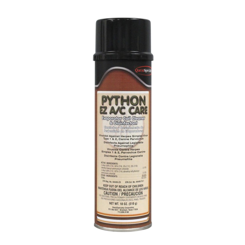 PYTHON EZ A/C CARE EPA Evaporator Coil Cleaner & Disinfectant - 12 pack