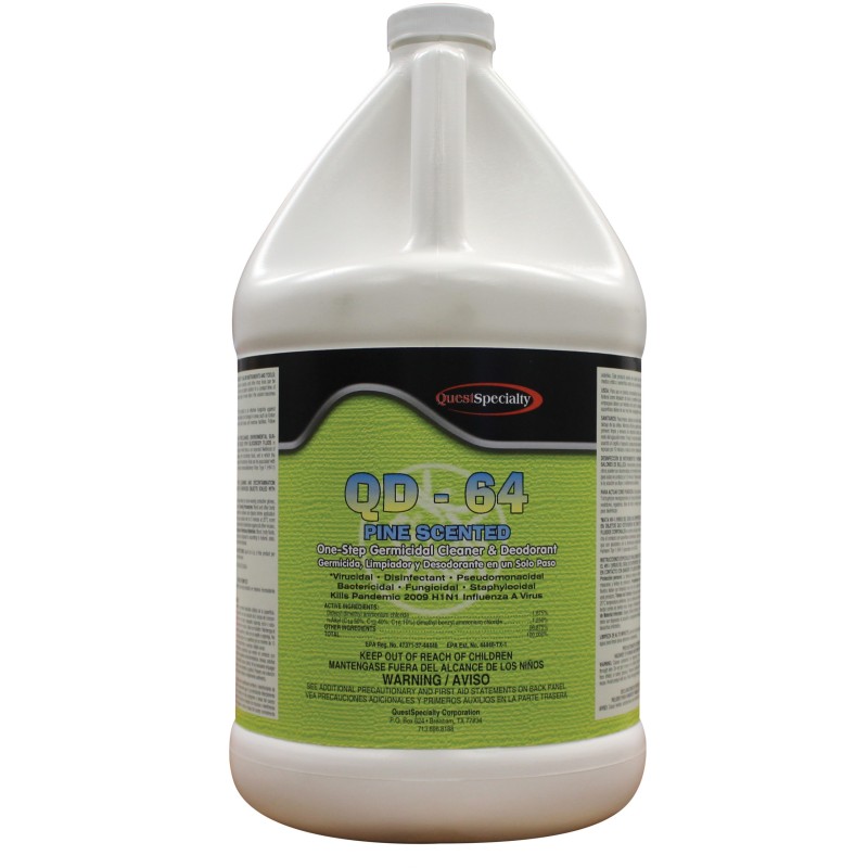 QD-64 PINE SCENTED One Step Germicidal Cleaner & Deodorant