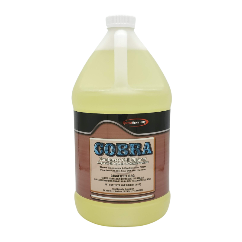 COBRA Foaming Alkaline Condenser Coil Cleaner - 4 x 1 gallon containers