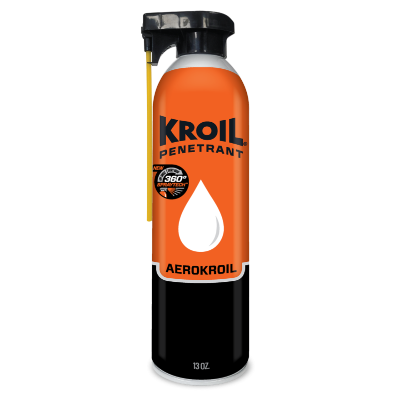 Kroil Aerosol 13oz Can with Smart Straw, 12/Case