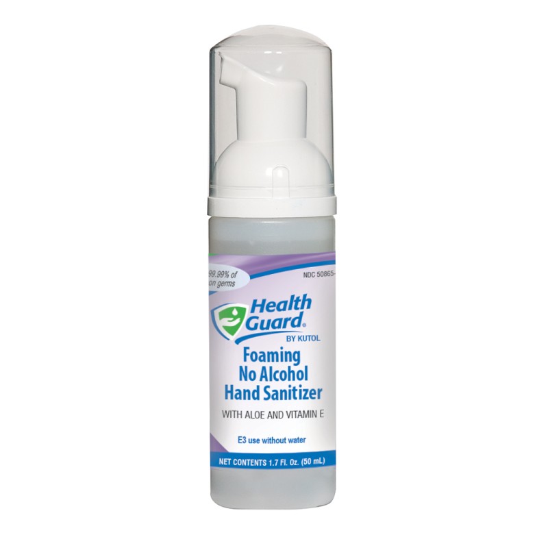 Foaming No Alcohol Hand Sanitizer 50 ML Pump Bottle