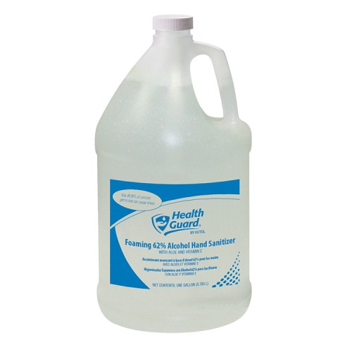 Kutol 68809 - Foaming 62% Alcohol Hand Sanitizer Pour Top Gallon - 4 x 1 gallon containers