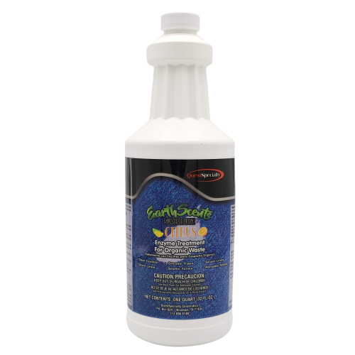 Quest Specialty 284 - EARTH SCENTS SUPERBUGZ Citrus Enzyme Treatment for Organic Waste - 12 x 1 quart containers Quest Specialty 284 - EARTH SCENTS SUPERBUGZ Citrus Enzyme Treatment for Organic Waste - 12 x 1 quart containers