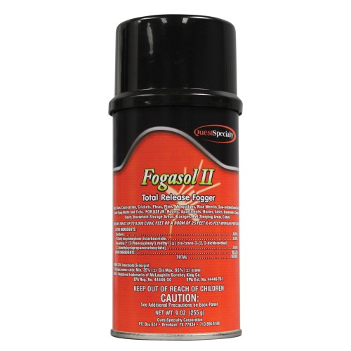 Quest Specialty 437 - FOGASOL II - Total Release Fogger - 12 oz. Quest Specialty 437 - FOGASOL II - Total Release Fogger - 12 oz.