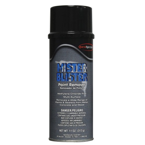 Quest Specialty 5570 - MISTER BLISTER Methylene Chloride-Free Paint Remover - Aerosol Quest Specialty 5570 - MISTER BLISTER Methylene Chloride-Free Paint Remover - Aerosol