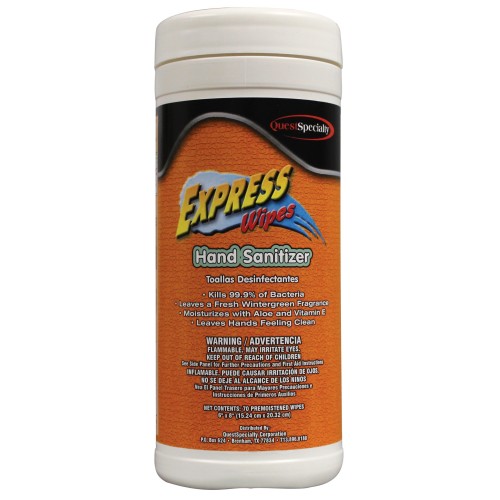 Quest Specialty 645 - Express Wipes Sanitizer - 6 pack Quest Specialty 645 - Express Wipes Sanitizer - 6 pack