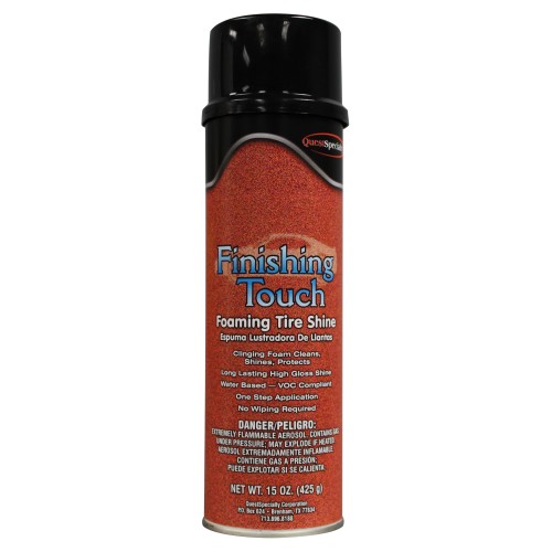 Quest Specialty 804 - FINISHING TOUCH Foaming Tire Shine Quest Specialty 804 - FINISHING TOUCH Foaming Tire Shine