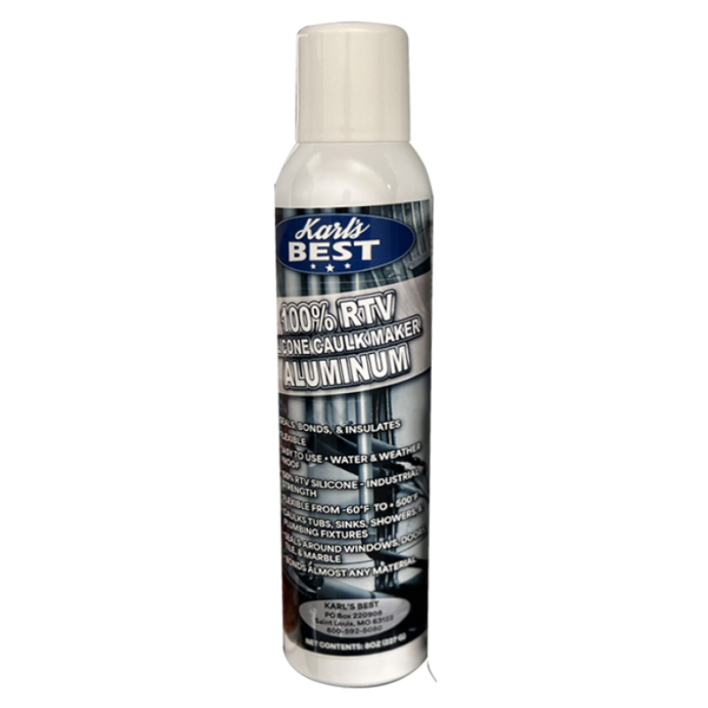 Karl's Best 100% RTV Silicone - Aluminum - (6/case)