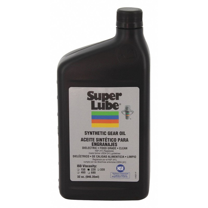 Super Lube® Synthetic Gear Oil ISO 220 - 1 Quart x12/Case