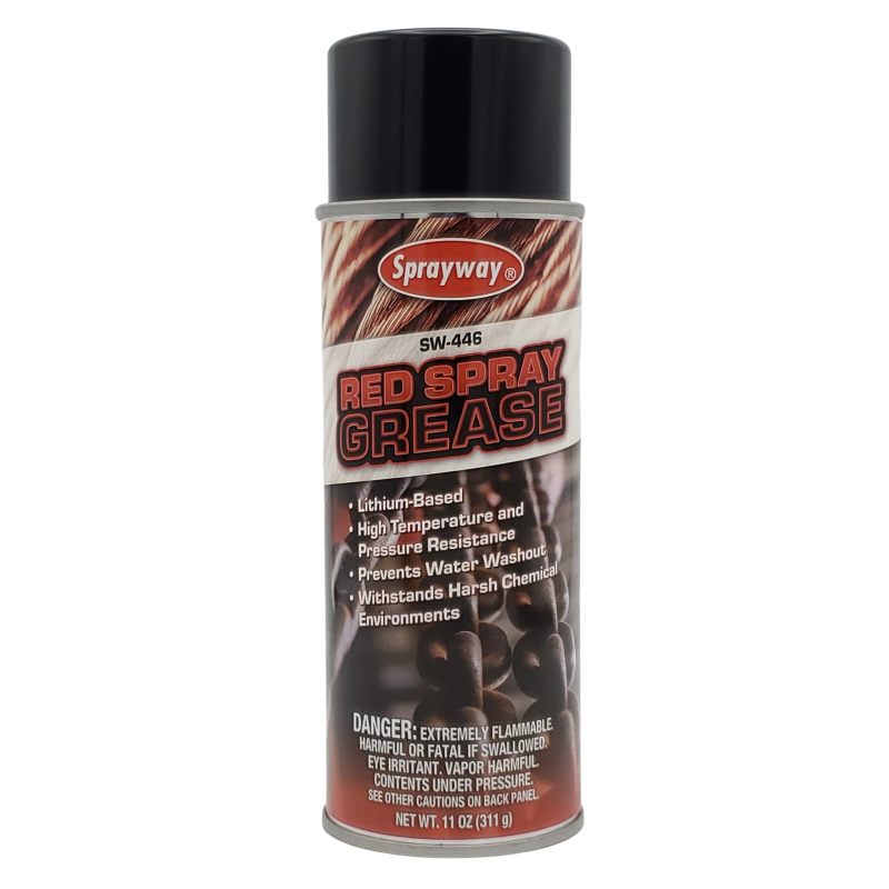 RED SPRAY GREASE - 12 pack