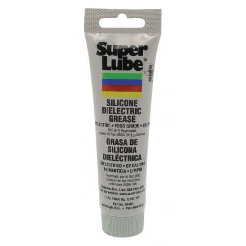 Super Lube 91003 - Super Lube® Silicone Dielectric and Vacuum Grease - 3 oz tube x 12/case Super Lube 91003 - Super Lube® Silicone Dielectric and Vacuum Grease - 3 oz tube x 12/case