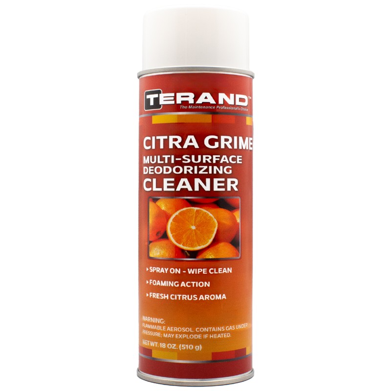 Terand Multi Surface Deodorizing Cleaner - Citra Grime - 12 Pack