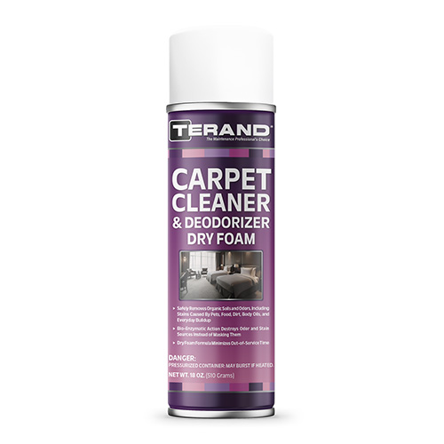 Carpet Cleaner and Deodorizer - Dry Foam - 12 x 1 Case