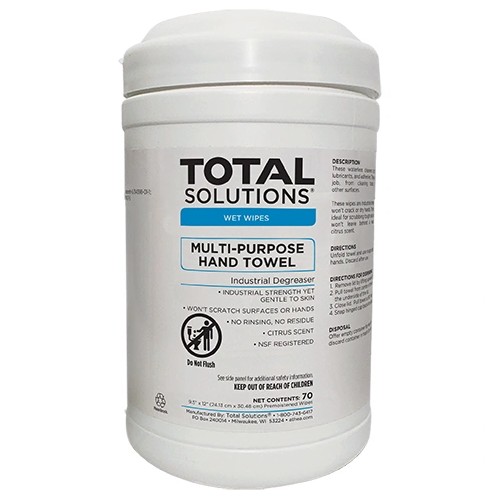 Total Solutions 153970 - Multi-Purpose Hand Towel - 6 Pack Total Solutions 153970 - Multi-Purpose Hand Towel - 6 Pack